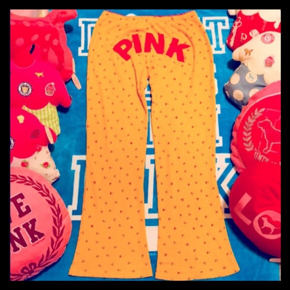 💕ⓅⒾⓃⓀ ⓋⓈ VINTAGE Exclusive Of Trims Sleep Pants💕 - Picture 7 of 8